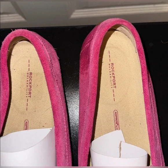 Rockport by Adidas Pink Suede Loafers - Picture 2 of 5